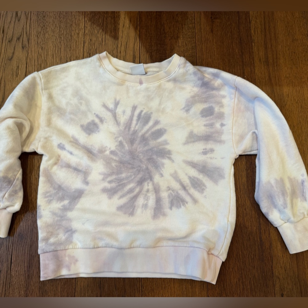 Zara tie-dye sweatshirt for girls. Size 8.